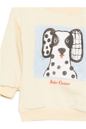 felpa in cotone giallo BOBO CHOSES KIDS | B126AB033.